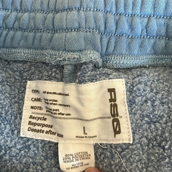RSQ men’s baby blue joggers - Picture 3 of 3